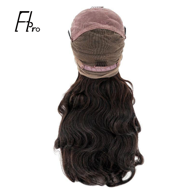 Super Grade Full Lace Wig Body Wave Natural Color Free Part Human Hair